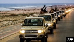 "Парад" бойцов "Исламского Государства" в Ливии 