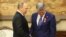 Алмазбек Атамбаев и Владимир Путин на саммите СНГ, сентябрь 2016 года