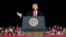 US President Donald Trump speaks during a campaign rally at Central Wisconsin Airport in Mosinee, Wisconsin, on October 24, 2018. (Photo by SAUL LOEB / AFP) / ALTERNATIVE CROP