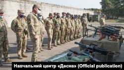 Украинские военные в тренировочном центре "Десна", 2020 год