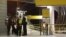 Police officers stand at Victoria Station in Manchester