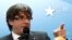 BELGIUM -- Sacked Catalan leader Carles Puigdemont attends a news conference at the Press Club Brussels Europe in Brussels, October 31, 2017