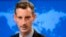 U.S. -- U.S. State Department spokesman Ned Price speaks during a news briefing, at the State Department in Washington, February 3, 2021