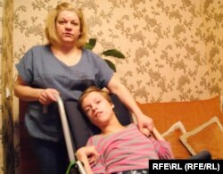 Елена Богайцева с дочерью Лерой