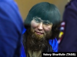 Anzor Gubashev in the Moscow District Military Court for sentencing on July 13, 2017