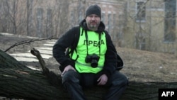 Корреспондент новостного агентства Андрей Стенин в Киеве 