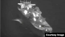 Один из иранских танкеров (Riesco), который 8 сентября атаковали американские военные 