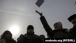 Акция протеста в Витебске