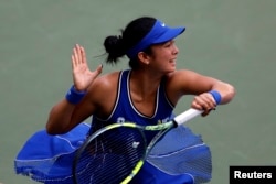 Александра Олейникова на Чемпионате по теннису U.S. Open, 3 сентября 2026 года, фото Reuters