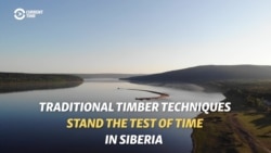 The Raftsmen Of Siberia Move Timber The Old-Fashioned Way