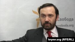 Ukraine, Crimea - Russian politician Ilya Ponomarev, 25Feb2015