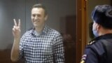 Russia -- Opposition leader Alexei Navalny attends a hearing in Moscow court February 20, 2021