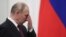 RUSSIA – Russian President Vladimir Putin attends a ceremony during which he awarded the "Order of Friendship" to the FIFA president, on May 23, 2019, at the Kremlin in Moscow