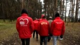 Belarus - Сleaning the territory of Kurapaty by state organizations. Minsk, 27Oct2018