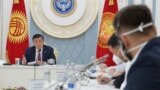 Bishkek - Kyrgyzstan - President Soortonbai Jeenbekov meet with voluenteers - - covid-19 - 21.07.2020