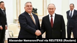 Виктор Орбан и Владимир Путин 