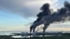 St. Petersburg Oil Depot on fire following overnight Ukrainian drones attack