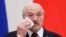 RUSSIA -- Belarusian leader Alyaksandr Lukashenka speaks attends a news conference following talks with his Russian counterpart at the Kremlin in Moscow, Russia September 9, 2021