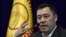 KYRGYZSTAN -- Kyrgyz acting prime minister Sadyr Japarov holds a press conference at the Ala-Archa state residence in Bishkek, October 10, 2020