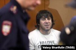 Tamerlan Eskerkhanov at the Moscow District Military Court’s sentencing on July 13, 2017.