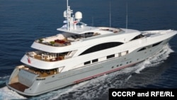 Яхта Prima, формально принадлежащая нефтяной компании SOCAR, которая используется для отдыха семьи президента Азербайджана, фото OCCRP