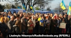 Активисты в Одессе требуют отставки Труханова, 16 апреля 2016