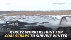 Kyrgyz Workers Hunt For Coal Scraps To Survive Winter