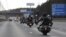 Байкеры на пробеге около Москвы, 25 апреля 2015 