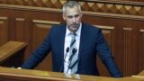 UKRAINE -- Ukrainian Prosecutor General, Ruslan Ryaboshapka speaks to newly elected deputies during a session of the Ukrainian Parliament in Kyiv, August 29, 2019