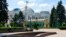 UKRAINE – View of Parliament of Ukraine (Verkhovna Rada) and wing of Mariyinsky Palace in Kyiv, Kyiv, June 10, 2019