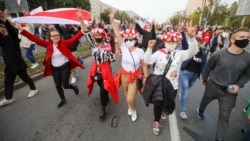 Belarus - Protests after presidential elections in Belarus. Minsk, 4Oct2020