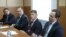 Губернатор Приморского края Олег Кожемяко и Илья Гордюшев (крайний справа)