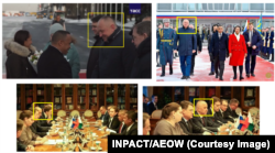 Внизу: Аверьянов с Александром Новаком 5 февраля 2026 года во время обсуждения вопросов с представителями Минобороны Мадагаскара. Вверху: Аверьянов приветствует Микаэля Рандрианирину в Москве 19 февраля 2026 года во время его официального визита.