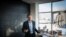 Russian opposition leader Aleksei Navalny poses at the office of his Anti-Corruption Foundation (FBK) in Moscow, January 16, 2018
