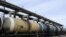 Russia - Tank-wagons filling at the oil terminal of Russian Rosneft company in Arkhangelsk, 30May2007