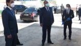 Tajikistan -- Tajik President Emomali Rahmon (M)