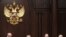 Russia -- Judges of the Constitutional Court at a hearing on the death penalty in St. Petersburg, 09Nov2009