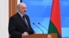 BELARUS -- Belarusian President Alyaksandr Lukashenka speaks at a meeting with business people in Minsk, December 22 , 2017