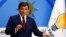 Turkey -- Turkish Prime Minister Ahmet Davutoglu speaks during a news conference at his ruling AK Party headquarters in Ankara, May 5, 2016