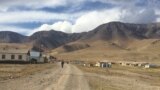 Kyrgyzstan -- a view on a faraway village Ak Shiirak on a border with China