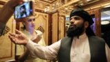 AFGHANISTAN - Taliban spokesman Suhail Shaheen leaves after a news conference in Moscow, Russia July 9, 2021