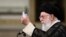 IRAN -- Iranian supreme leader Ali Khamenei speaks during a meeting with members of the Iranian government in Tehran, May 23 2018