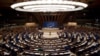 France – A general view of the hemicycle of Council of Europe is seen during a debate of the Parliamentary Assembly of the Council of Europe. Strasbourg, October 2, 2008
