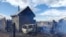 The aftermath of a hurricane and fire in the village of Kalinino, Khakassia, April 5, 2025 