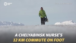 A Nurse In Rural Russia Walks To Work -- 12 Kilometers Each Way