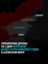 Украинские дроны за последние трое суток поразили 21 судно России в Азовском море