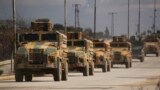Конвой турецких военных в Идлибе. 22 февраля 2020