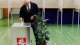 Lithuania -- Presidential election, voting, Lithuania May 12, 2019. 