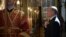 RUSSIA -- Russian President Vladimir Putin attends a prayer service at the Cathedral of the Annunciation after an inauguration ceremony at the Kremlin in Moscow, Russia May 7, 2018