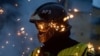 Ukraine -- Rescue workers at the site of Russian strike, Kyiv, 7Apr2025